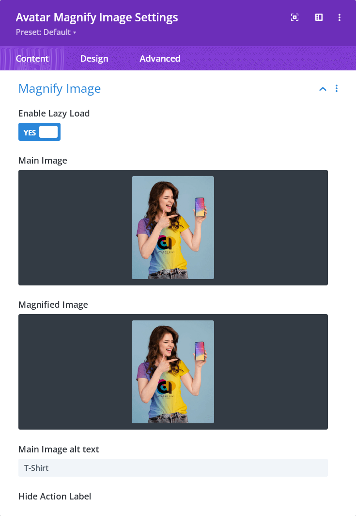 Magnify Image Module Preview 01