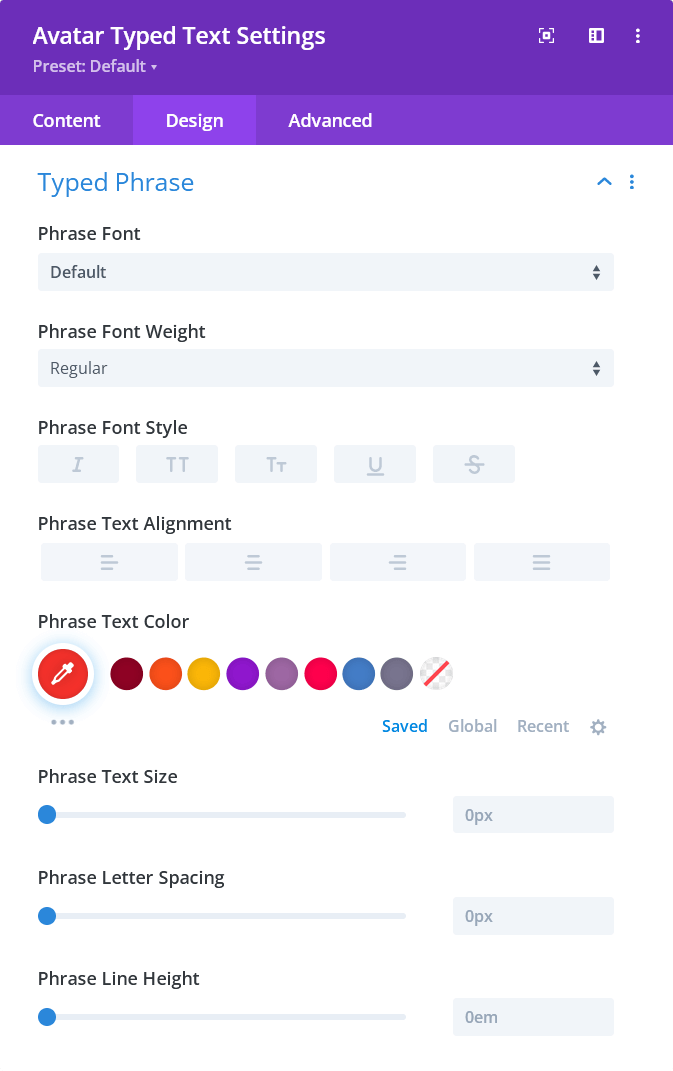 Typed Text Module Preview 02